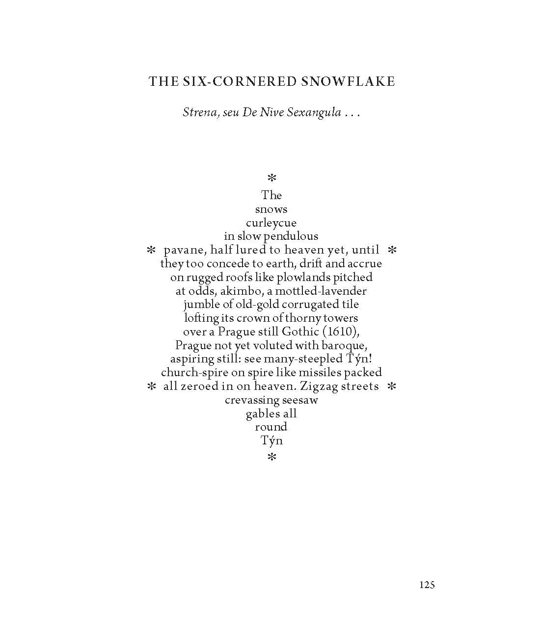 The Six-Cornered Snowflake